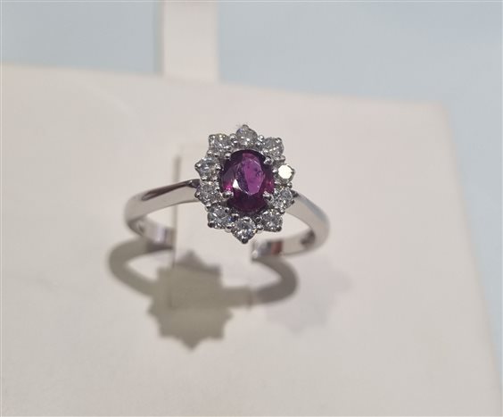 Anillo Gilma Gioielleria  Mujer in Oro Rubino 0.56 Ct ANOR-132-286 - ANOR-132-286